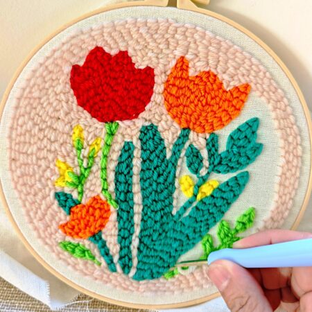 Macramé, Crochet, and Punch Needle
